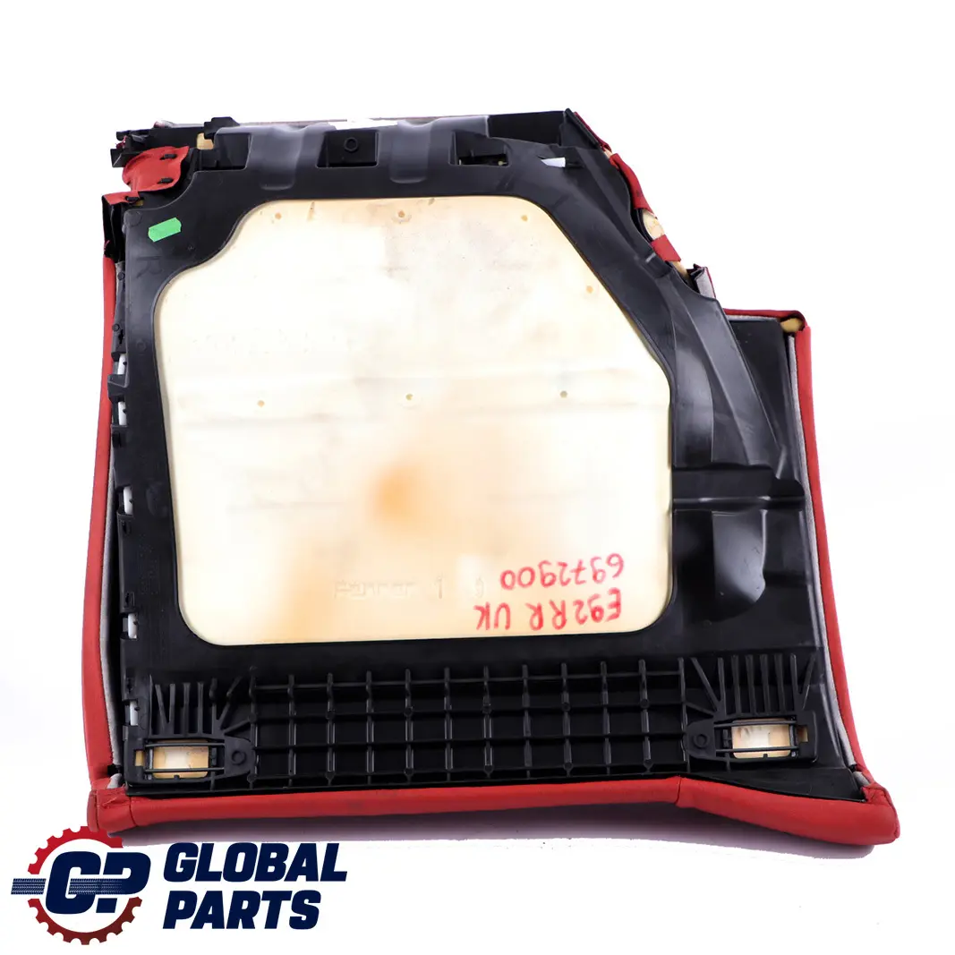 Trasero Derecho O / S Cubierta Sofa Asiento De cuero rojo para BMW E92 Coupe con número de pieza 7266132 BMW E92 Coupe Trasero Derecho O / S Cubierta Sofa Asiento De cuero rojo - SKU 7266132 - Número de pieza 7266132
