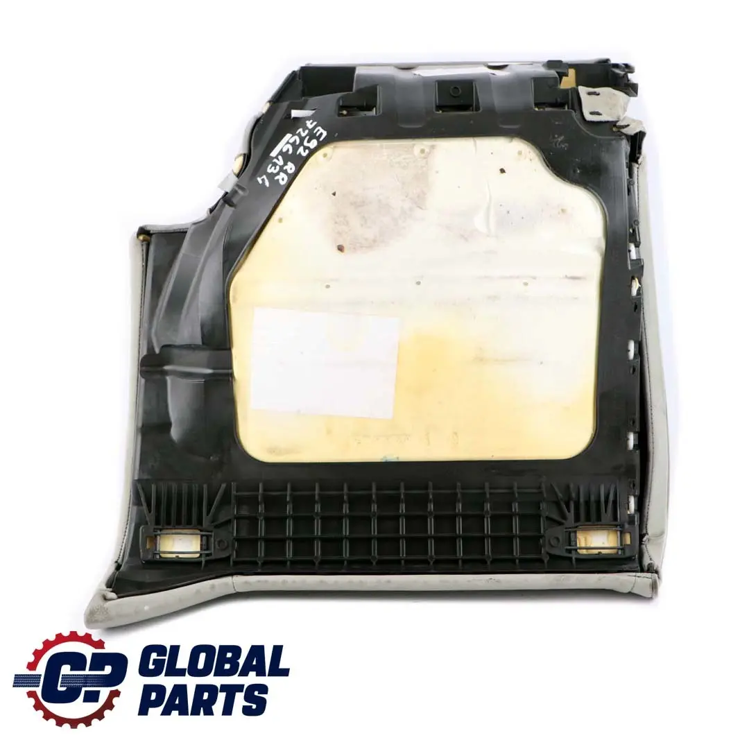 Left Seat N/S Leather Cover Couch Bench Jade Grey to BMW 3 E92 Coupe Rear with Part number 7266133 BMW 3 E92 Coupe Rear Left Seat N/S Leather Cover Couch Bench Jade Grey - SKU 7266133 - Part number 7266133