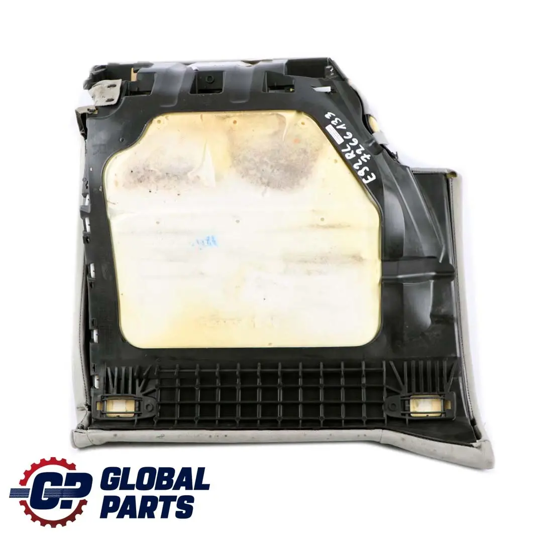 BMW 3 E92 Coupe Rear Right Seat O/S Leather Cover Couch Bench Jade Grey - SKU 7266134 - Part number 7266134