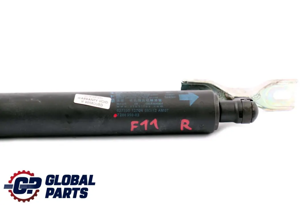 F11N LCI Touring Spring Support Tailgate Top Right O/S to BMW F11 with Part number 7266350 BMW F11 F11N LCI Touring Spring Support Tailgate Top Right O/S - SKU 7266350 - Part number 7266350