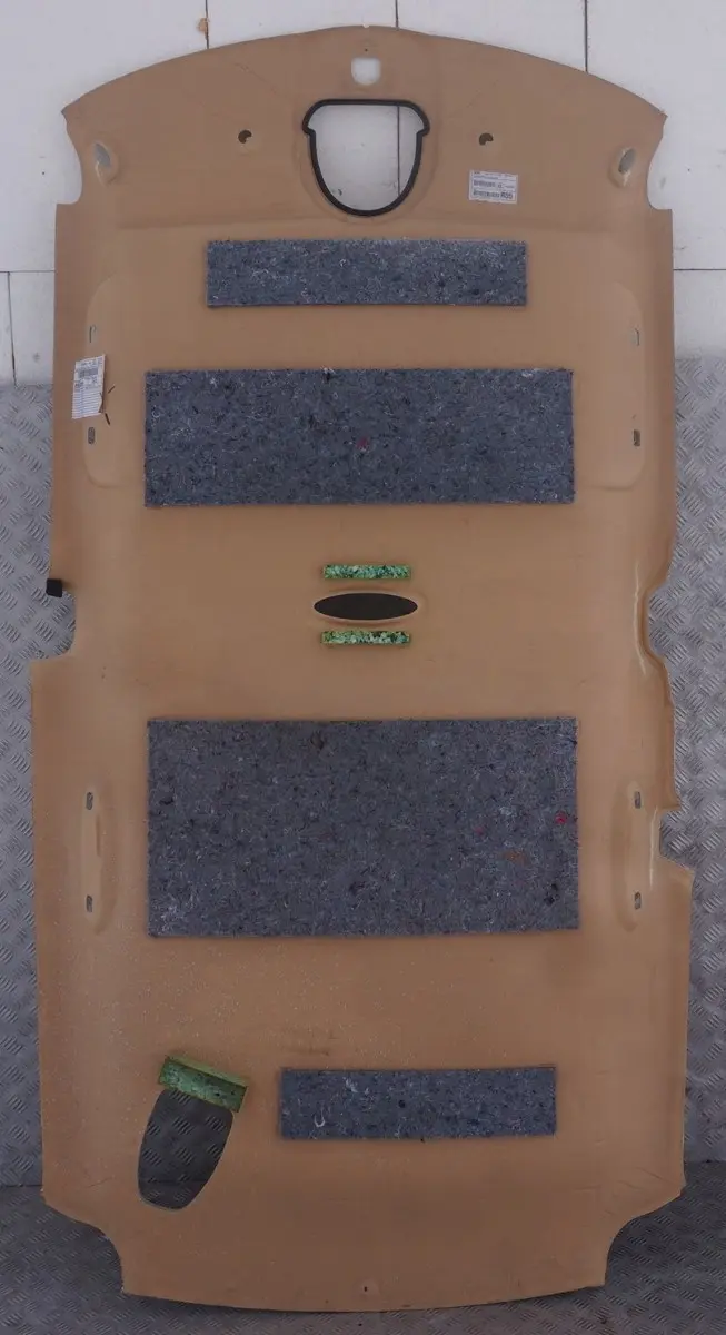 Headlining Roof Lining Rear 3 Seater Light Beige to BMW MINI Clubman R55 LCI with Part number 7266497 BMW MINI Clubman R55 LCI Headlining Roof Lining Rear 3 Seater Light Beige - SKU 7266497 - Part number 7266497