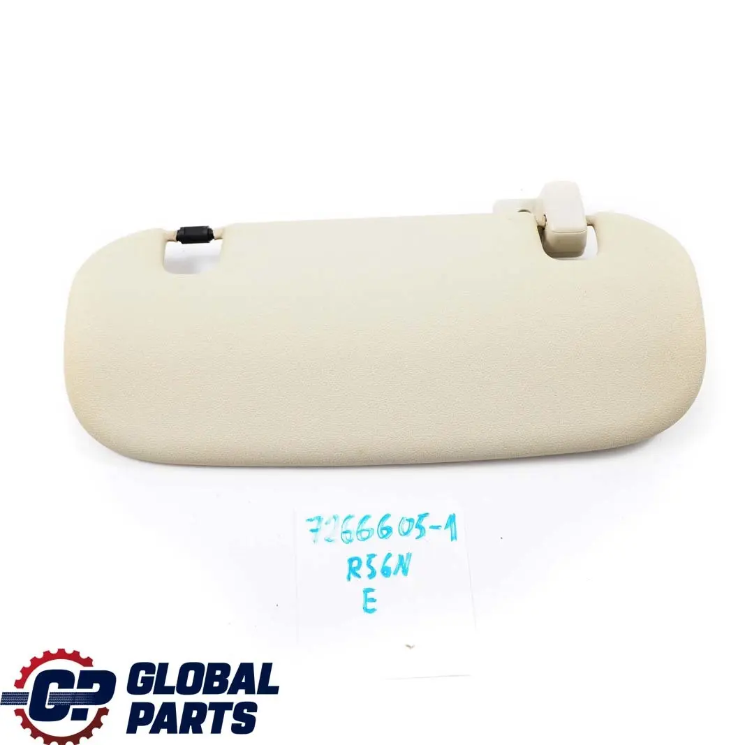Mini Cooper R55 R56 LCI Lateralement Parasoleil Beige Clair - SKU 7266605-1 - Numéro de pièce 7266605