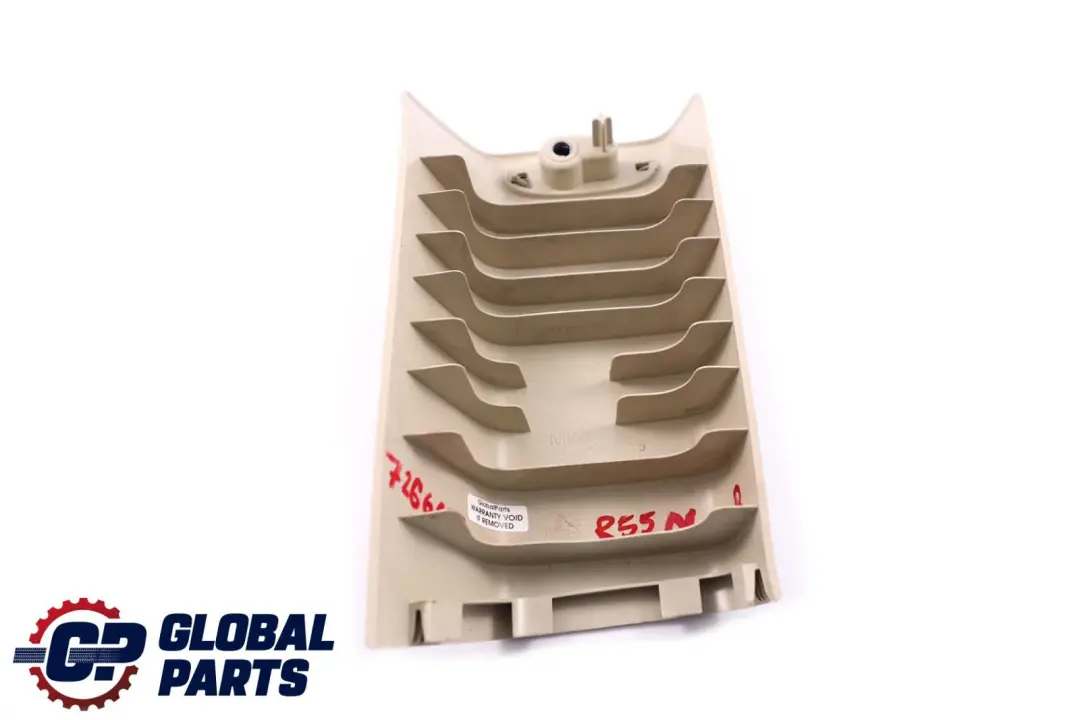 Trim B2 Pillar Right O/S Light Beige 6954800 to Mini Clubman R55 LCI Cover with Part number 7266622 Mini Clubman R55 LCI Cover Trim B2 Pillar Right O/S Light Beige 6954800 - SKU 7266622 - Part number 7266622