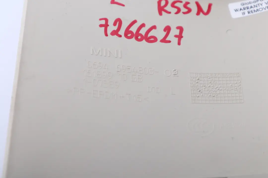 R55N LCI Cover Column C Left N/S Light Beige 6954803 to BMW Mini Clubman with Part number 7266627 BMW Mini Clubman R55N LCI Cover Column C Left N/S Light Beige 6954803 - SKU 7266627 - Part number 7266627