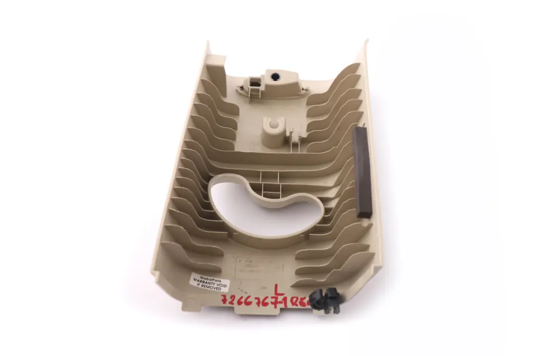 B-Column Upper left N/S Light Beige to BMW Mini Cooper One R55 LCI R56 LCI Cover with Part number 7266767 BMW Mini Cooper One R55 LCI R56 LCI Cover B-Column Upper left N/S Light Beige - SKU 7266767-1 - Part number 7266767