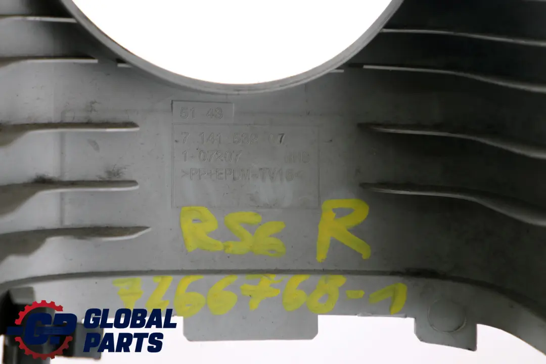 B-column upper pillar right O/S HELLGRAU 7141532 to BMW MINI Cooper One R56 Cover with Part number 51432753002 BMW MINI Cooper One R56 Cover B-column upper pillar right O/S HELLGRAU 7141532 - SKU 7266768-1 - Part number 51432753002