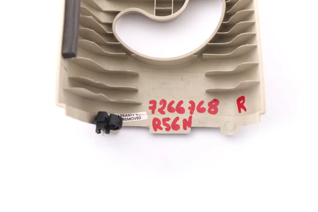 Apertura B-S?ule Superiore Destro Luce Beige per Mini Cooper One R56 LCI con numero di parte 7266768 Mini Cooper One R56 LCI Apertura B-S?ule Superiore Destro Luce Beige - SKU 7266768 - Numero di parte 7266768