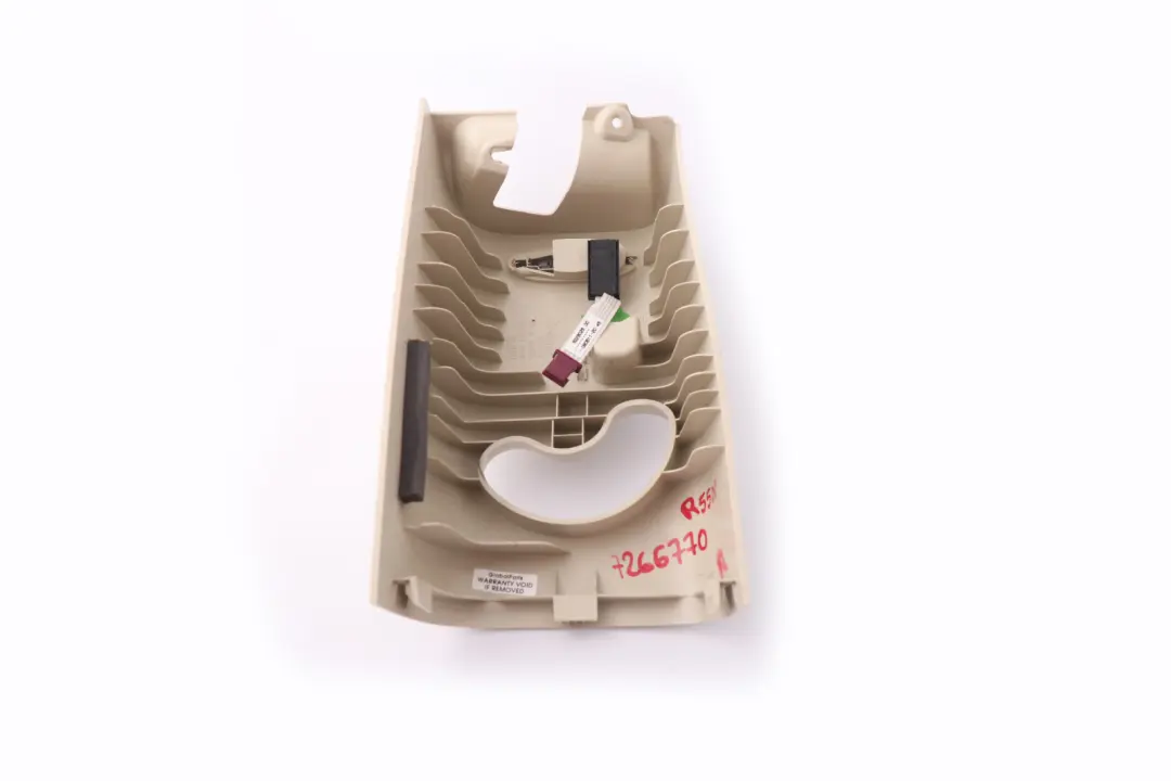 Abdeckung B-Säule oben rechts Licht Beige 6963788 für Mini Clubman R55 LCI mit Teilenummer 7266770 Mini Clubman R55 LCI Abdeckung B-Säule oben rechts Licht Beige 6963788 - SKU 7266770 - Teilenummer 7266770
