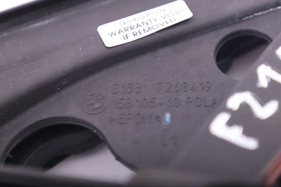 BMW 1 F21 F22 F23 F87 Guia Ventana Izquierda Sello Puerta Delantera - SKU 7268419 - Número de pieza 7268419