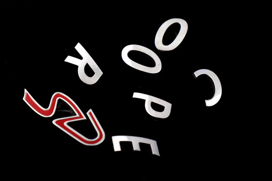 Mini Cooper One R56 LCI F55 F56 F57 Lettering Emblem Logo COOPER SD - SKU 7268514 - Part number 7268514
