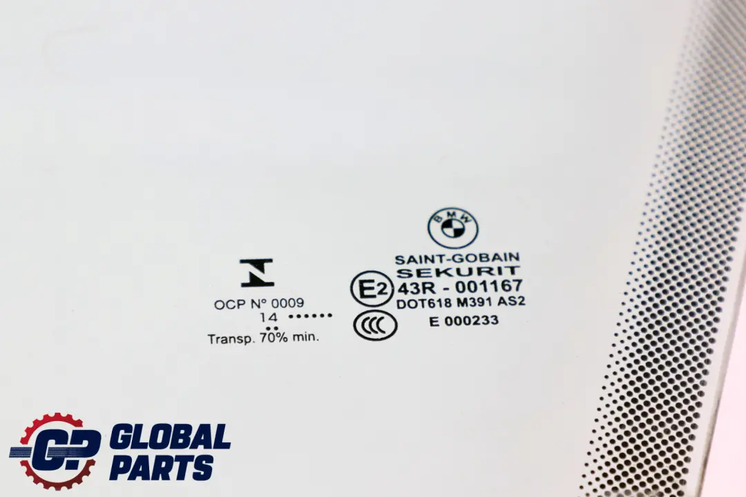 BMW F21 F22 Vetro Finestra Porta Anteriore Sinistra Verde AS2 - SKU 7268719 - Numero di parte 7268719