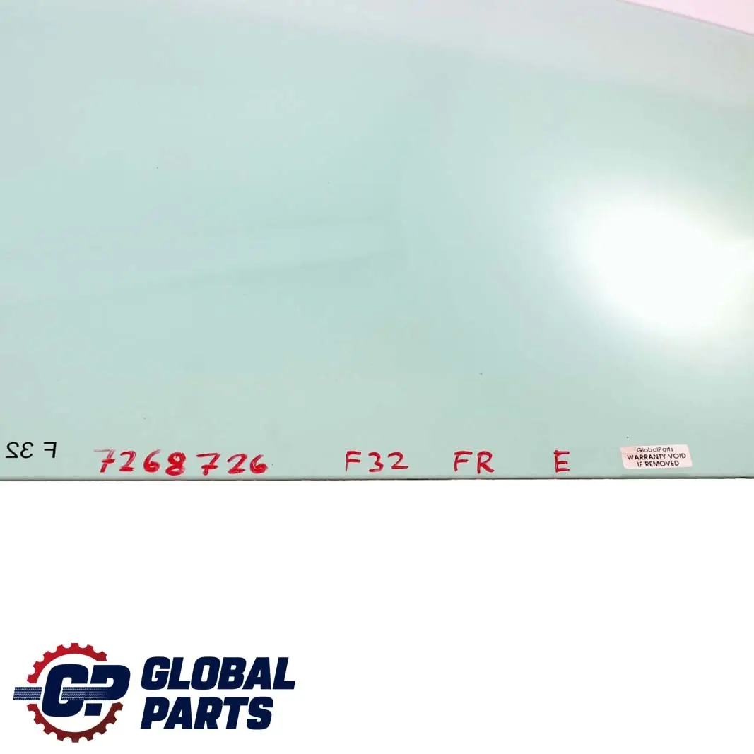BMW F32 F82 M4 Front Right O/S Door Window Glass AS2 - SKU 7268726 - Part number 7268726