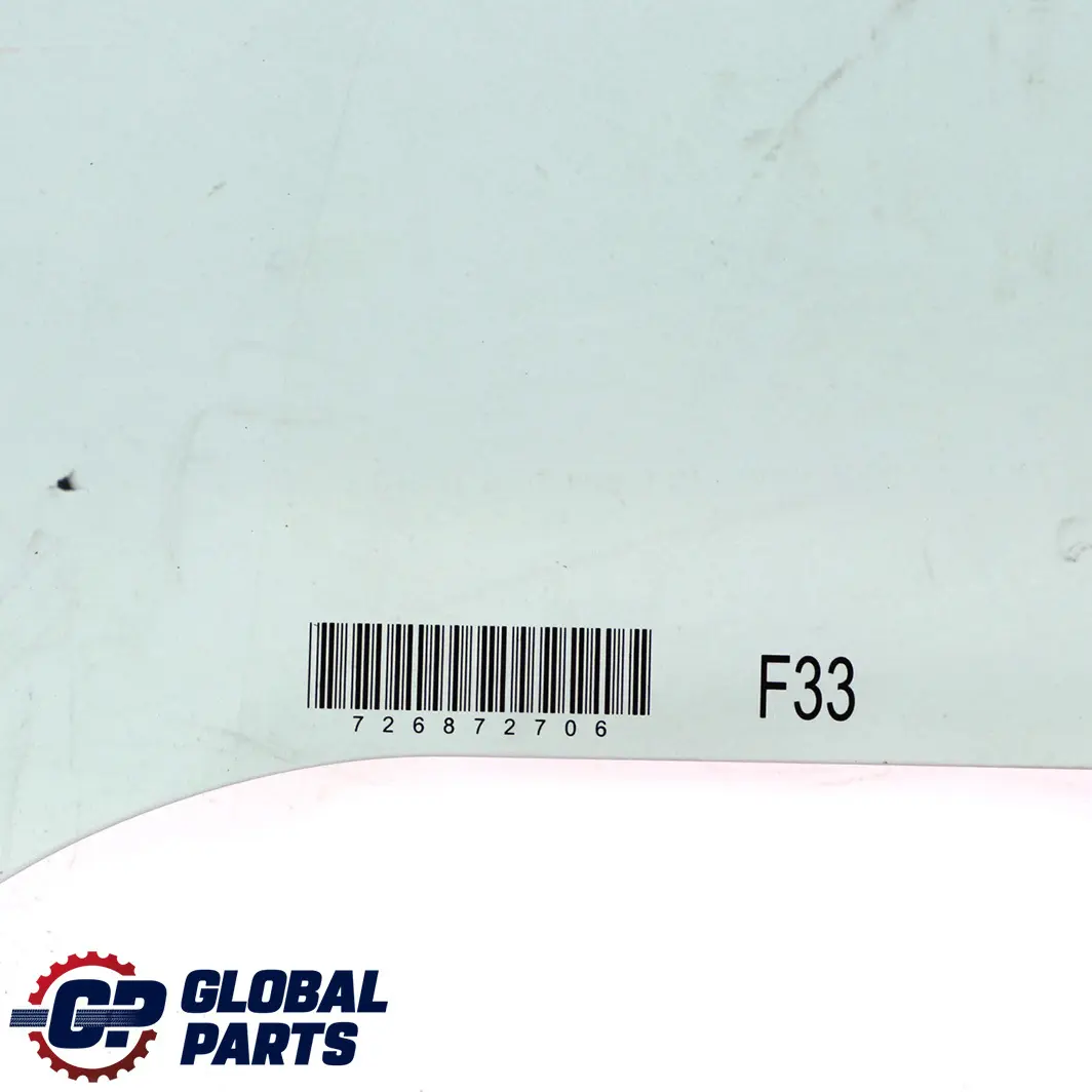 BMW 4 Series F33 F83 M4 Front Left N/S Door Window Glass AS2 - SKU 7268727 - Part number 7268727