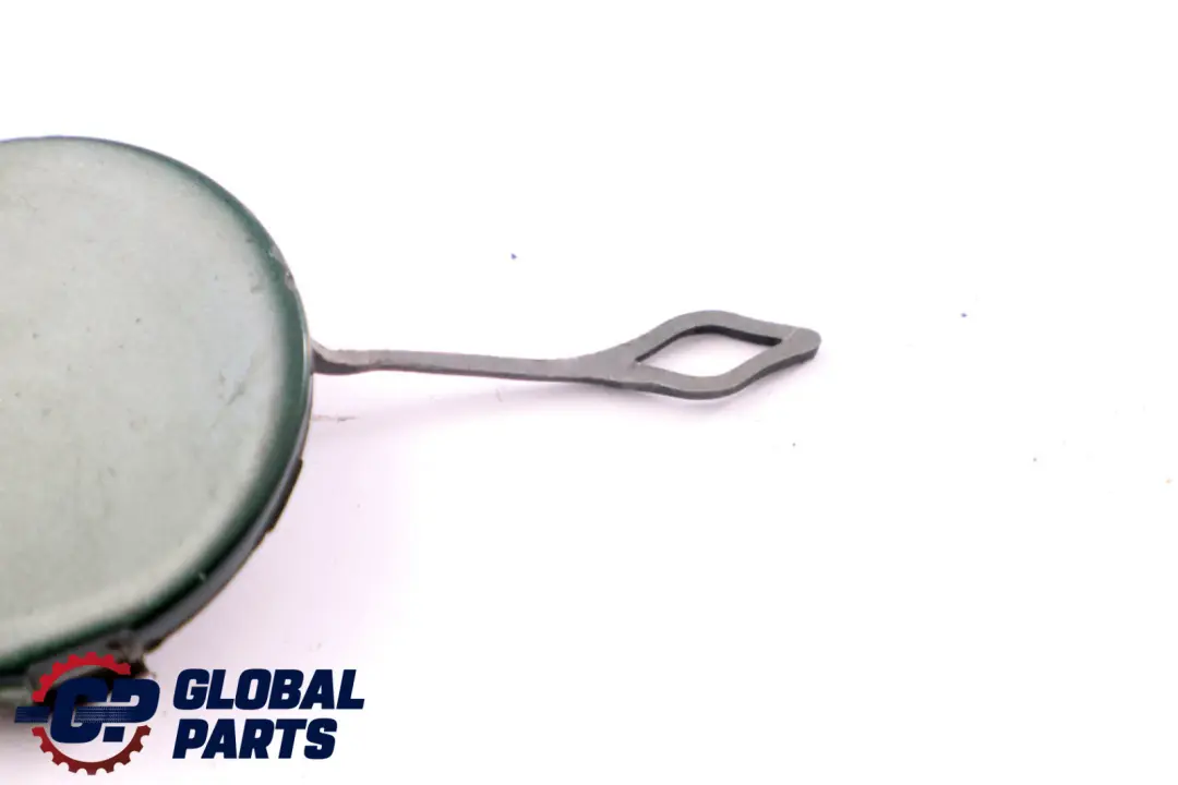 Flap Towing Eye Front Bumper British Racing Green to Mini R56 R57 LCI Cover with Part number 7268745 Mini R56 R57 LCI Cover Flap Towing Eye Front Bumper British Racing Green - SKU 7268745-BRG - Part number 7268745