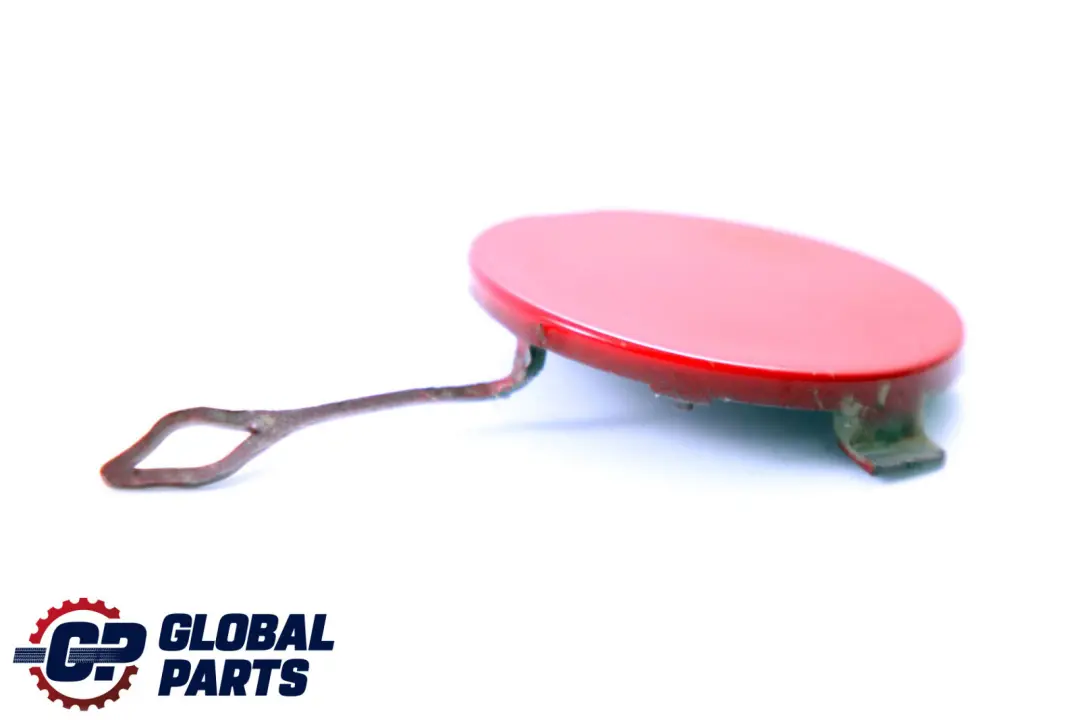 Flap Towing Eye Front Bumper Chili Red to Mini R56 R57 LCI Cover with Part number 7268745 Mini R56 R57 LCI Cover Flap Towing Eye Front Bumper Chili Red - SKU 7268745-CHRED - Part number 7268745