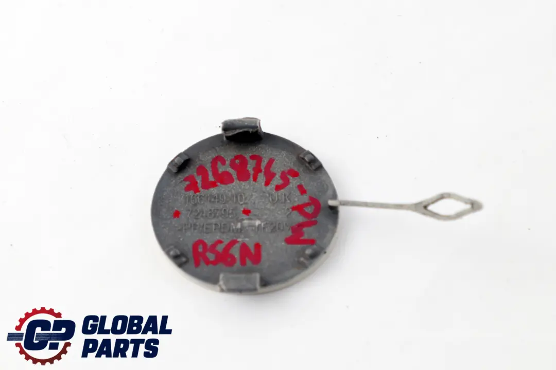 Blende Abschleppöse Pepper White - 850 Weiss für Mini Cooper One R56 R57 LCI mit Teilenummer 7268745 Mini Cooper One R56 R57 LCI Blende Abschleppöse Pepper White - 850 Weiss - SKU 7268745-PW - Teilenummer 7268745