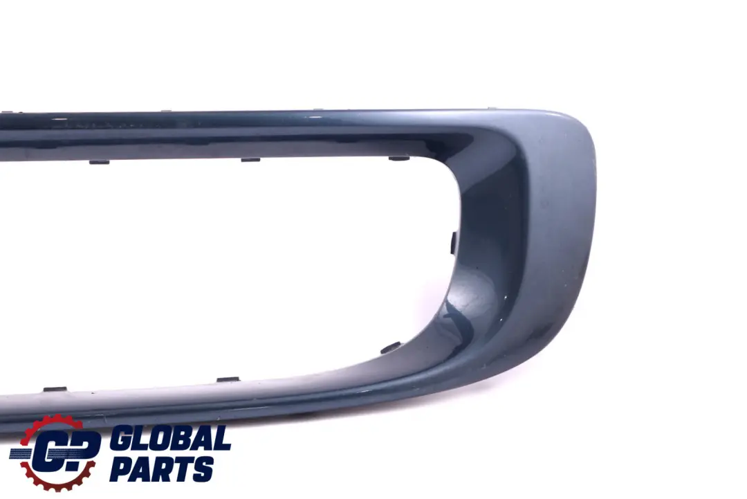 Front Bumper Trim Grille Panel Petrol Horizon Blue to BMW Mini Cooper R56 LCI with Part number 7268751 BMW Mini Cooper R56 LCI Front Bumper Trim Grille Panel Petrol Horizon Blue - SKU 7268751 - Part number 7268751