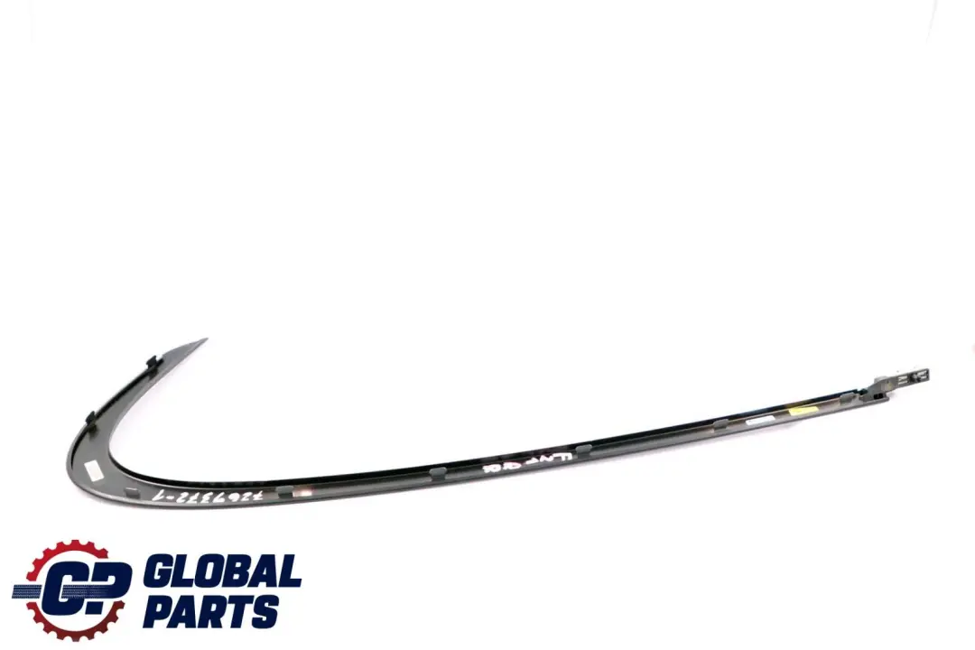BMW 1 Series F21 F21N LCI Side Window Glass Rear Right O/S Black Cover Frame - SKU 7269372-1 - Part number 7269372