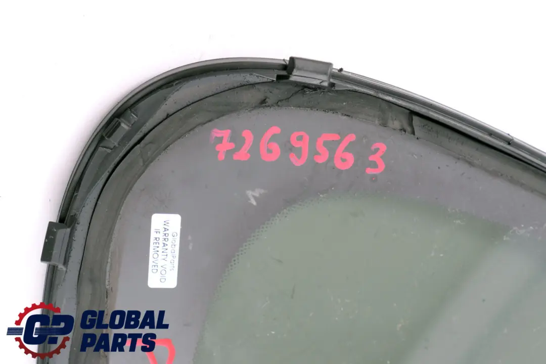 Door Fixed Quarter Window Tinted Glass Left N/S AS3 to BMW F20 Rear with Part number 7269563 BMW F20 Rear Door Fixed Quarter Window Tinted Glass Left N/S AS3 - SKU 7269563 - Part number 7269563