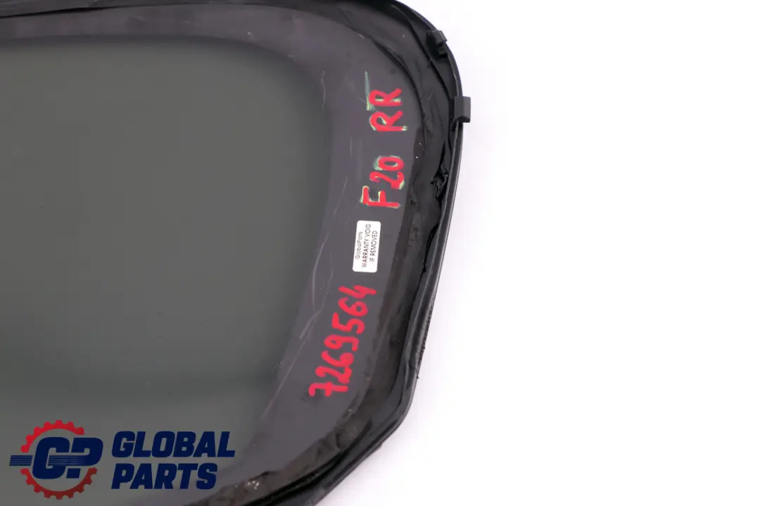 BMW F20 Rear Door Fixed Quarter Window Tinted Right O/S Glass AS3 - SKU 7269564 - Part number 7269564