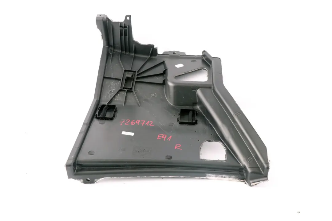 BMW E91 LCI Maletero Panel De Embellecedor Antracita Delantero Derecho - SKU 7269712 - Número de pieza 7269712