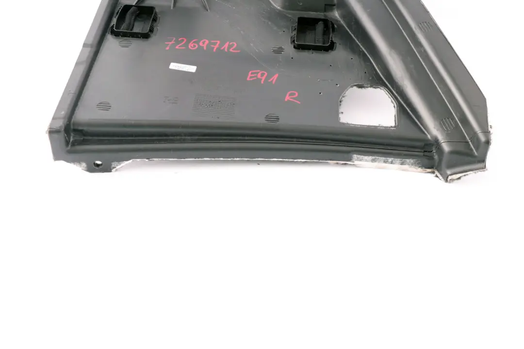 BMW 3 er E91 E91N LCI Verkleidung Gepäckraum Vorne Rechts Anthrazit - SKU 7269712 - Teilenummer 7269712