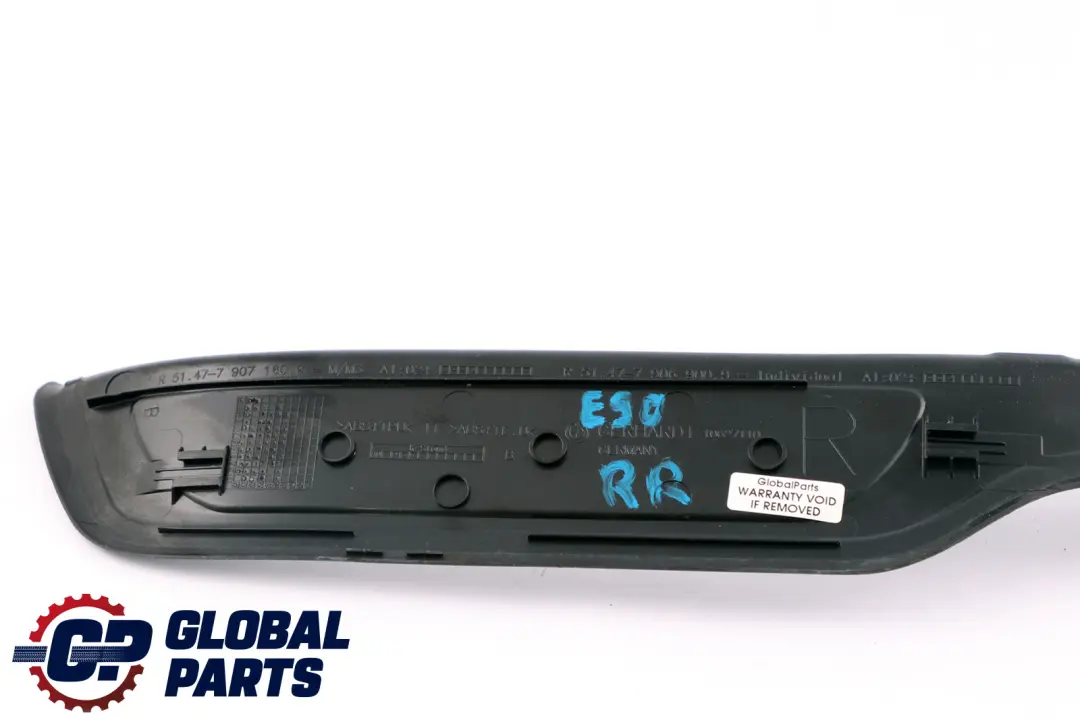 BMW E90 E91 LCI Rear Entrance Cover Trim Strip Edition Right O/S - SKU 7269784 - Part number 7269784