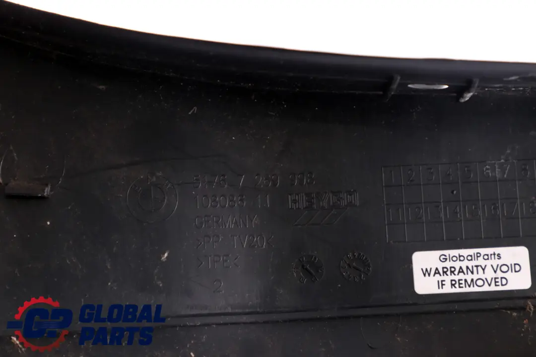 BMW 1 2 Series F20 F21 F22 F23 F87 Sealing Wing Drip Rail Side Panel Right O/S - SKU 7269998 - Part number 7269998