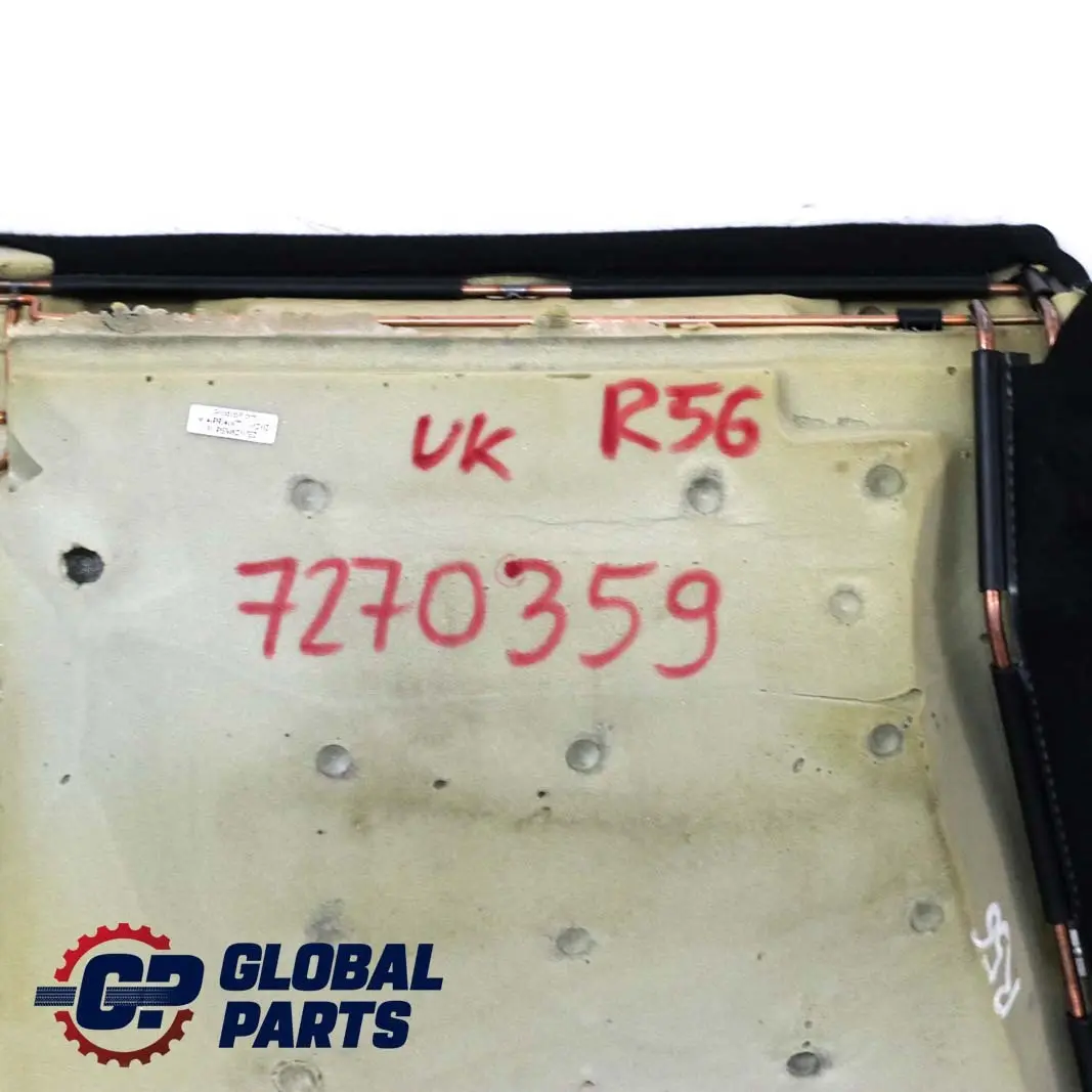 Mini Cooper R56 LCI Asiento Trasero Sofa Banqueta Medio Cuero Carbono Negro - SKU 7270359 - Número de pieza 7270359