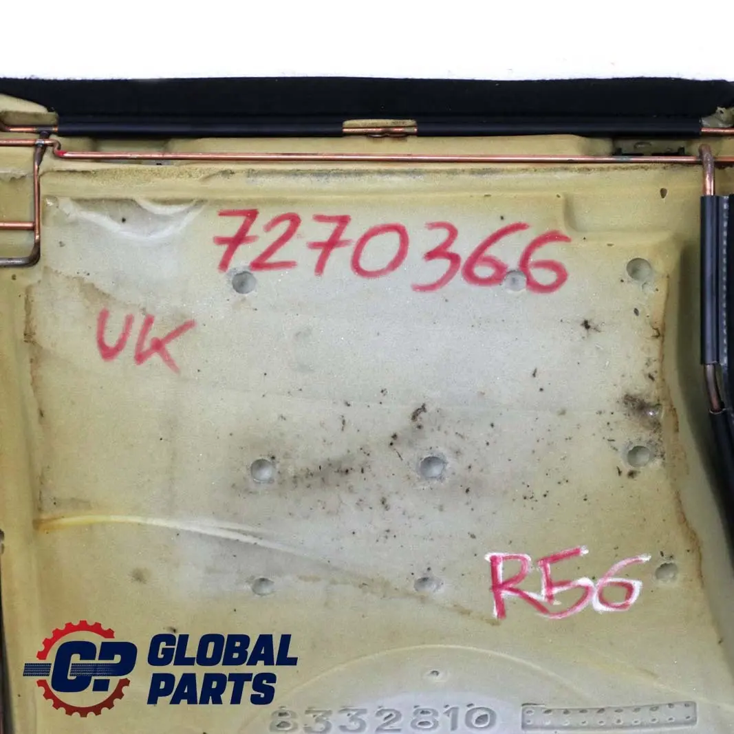 Sofa Bench Couch Leather Carbon Black to MINI Cooper R55 R56 R57 Rear Seat with Part number 7270366 MINI Cooper R55 R56 R57 Rear Seat Sofa Bench Couch Leather Carbon Black - SKU 7270366 - Part number 7270366