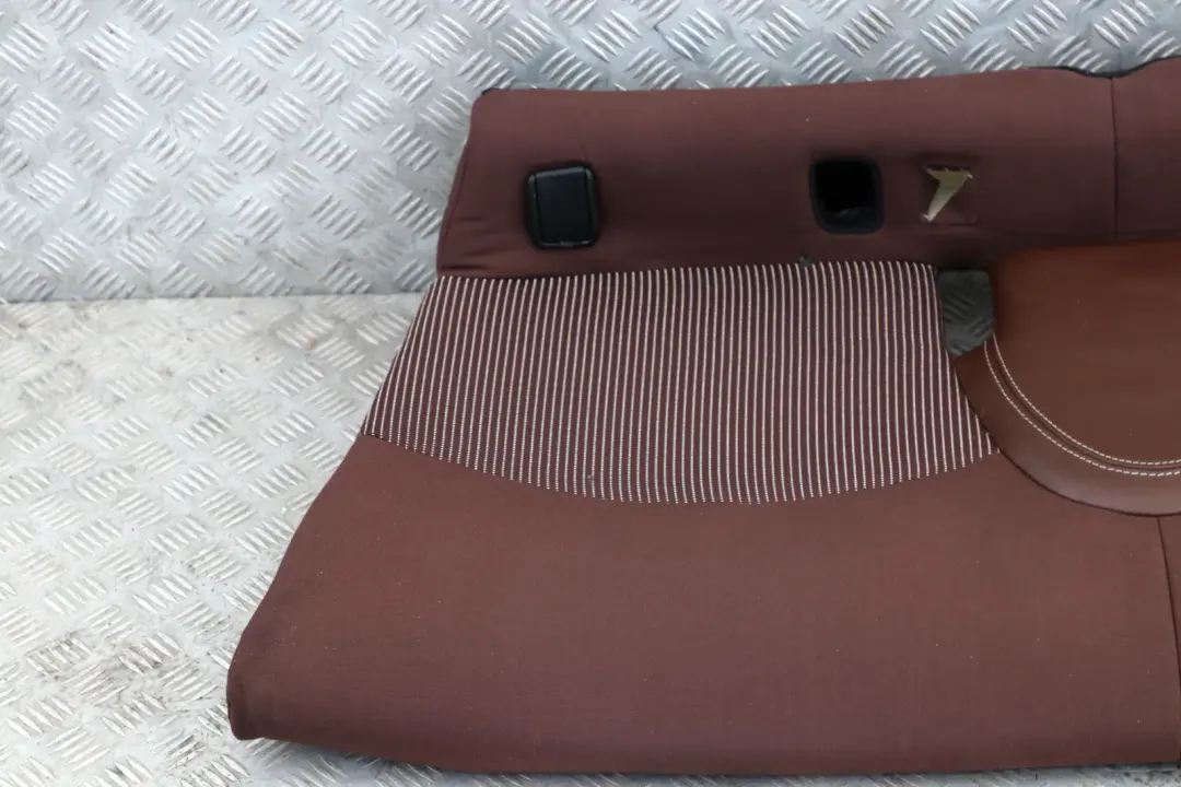 Sofa Bench Couch Cloth Leather Hot Chocolate to BMW Mini Cooper R55 Rear Seat with Part number 7233781 BMW Mini Cooper R55 Rear Seat Sofa Bench Couch Cloth Leather Hot Chocolate - SKU 7270367 - Part number 7233781