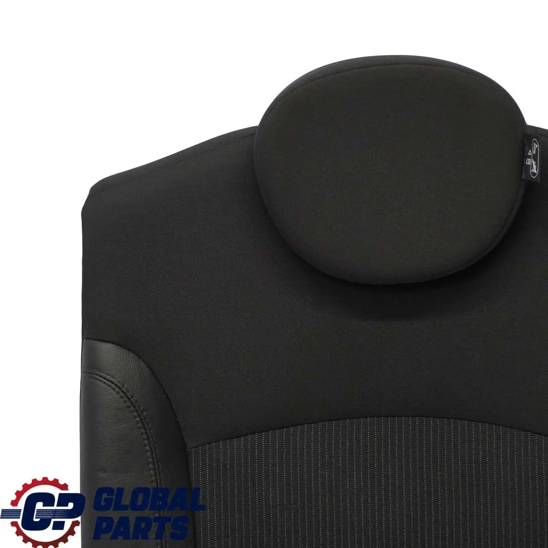 Mini Cooper One R56 LCI Sitz Hinten Links Rückenlehne Stoff / Leder Schwarz - SKU 7270375 - Teilenummer 7270375