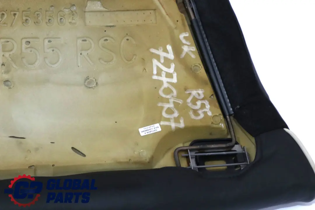 Sofa Bench Couch Leather Carbon Black to BMW Mini Clubman R55 Rear Seat with Part number 7270407 BMW Mini Clubman R55 Rear Seat Sofa Bench Couch Leather Carbon Black - SKU 7270407 - Part number 7270407