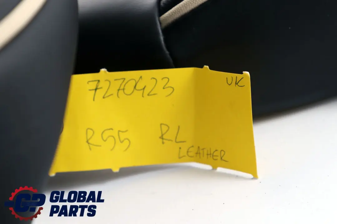 BMW Mini Clubman R55 Rear Left N/S Leather Seat Cushion Backrest Black - SKU 7270423 - Part number 7270423