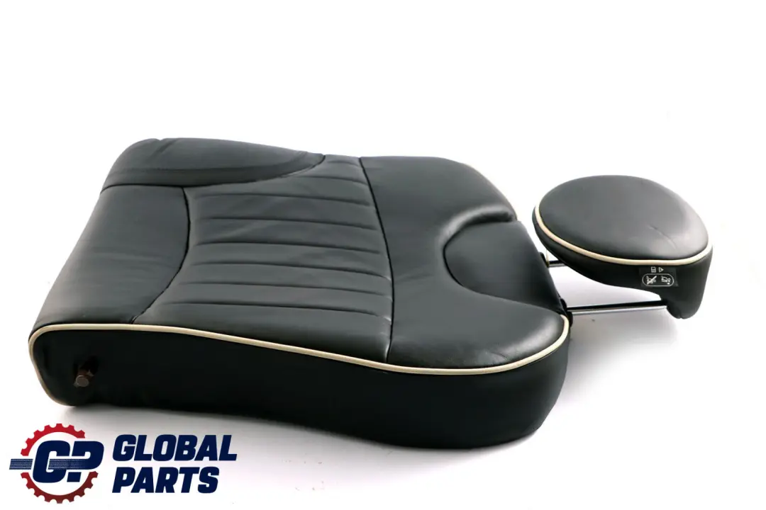 Left N/S Leather Seat Cushion Backrest Black to BMW Mini Clubman R55 Rear with Part number 7270423 BMW Mini Clubman R55 Rear Left N/S Leather Seat Cushion Backrest Black - SKU 7270423 - Part number 7270423