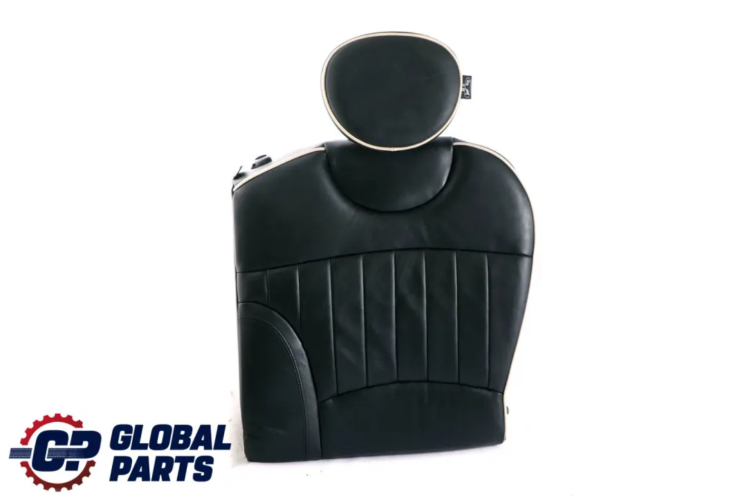 Left N/S Leather Seat Cushion Backrest Black to BMW Mini Clubman R55 Rear with Part number 7270423 BMW Mini Clubman R55 Rear Left N/S Leather Seat Cushion Backrest Black - SKU 7270423 - Part number 7270423