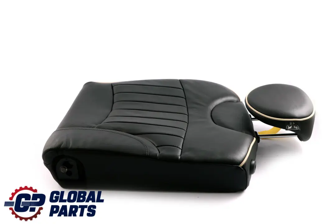 BMW Mini Clubman R55 Rear Right O/S Leather Seat Cushion Backrest Black - SKU 7270424 - Part number 7270424