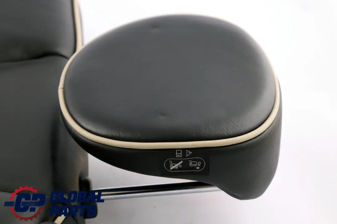 Mini Cabrio R57 Rear Left Seat N/S Leather Backrest Carbon Black - SKU 7270447 - Part number 7270447