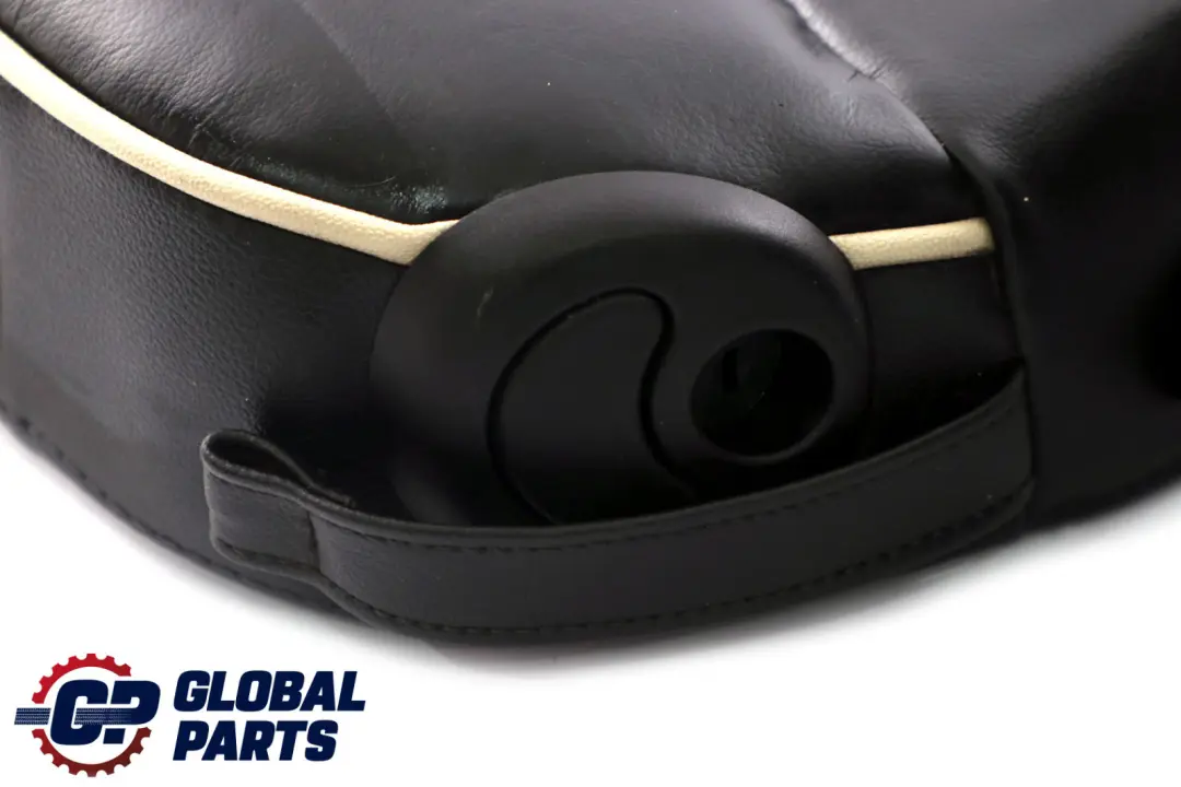 Mini Cabrio R57 Asiento tras. izq. respaldo cuero negro carbón - SKU 7270447 - Número de pieza 7270447