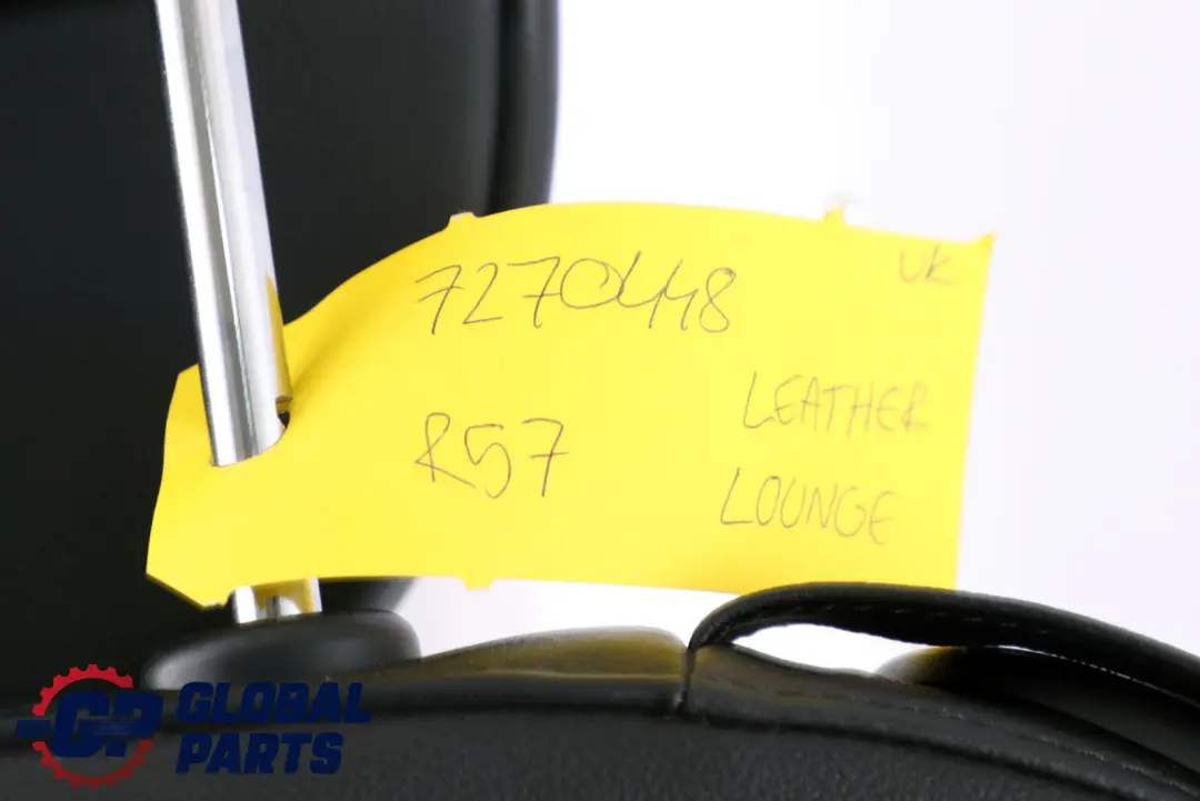 Mini Cabrio R57 Asiento tras. der. respaldo cuero negro carbón - SKU 7270448 - Número de pieza 7270448