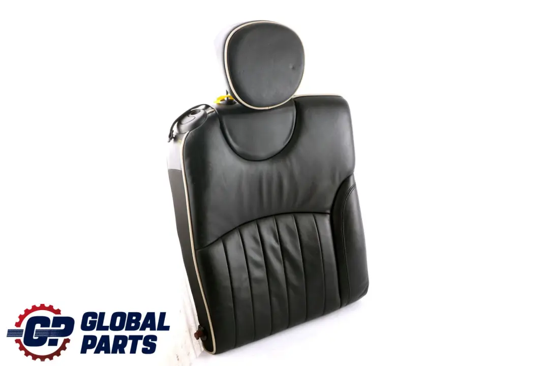 Asiento tras. der. respaldo cuero negro carbón para Mini Cabrio R57 con número de pieza 7270448 Mini Cabrio R57 Asiento tras. der. respaldo cuero negro carbón - SKU 7270448 - Número de pieza 7270448