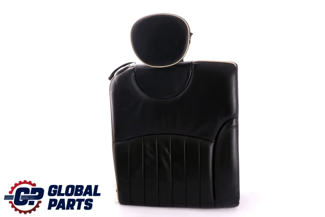 Mini Cabrio R57 Rear Right Seat O/S Leather Backrest Carbon Black - SKU 7270448 - Part number 7270448