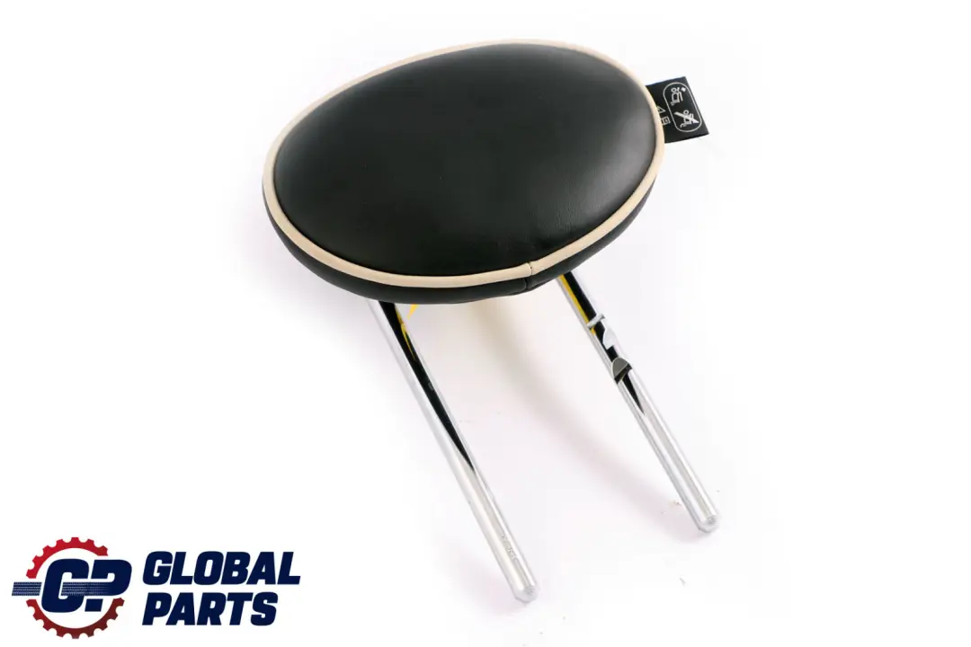 Mini Clubman R55 Zagłówek Kanapy Środkowy Tylny Tył Czarna Skóra 7229790 - SKU 7270471 - Numer Części 7270471