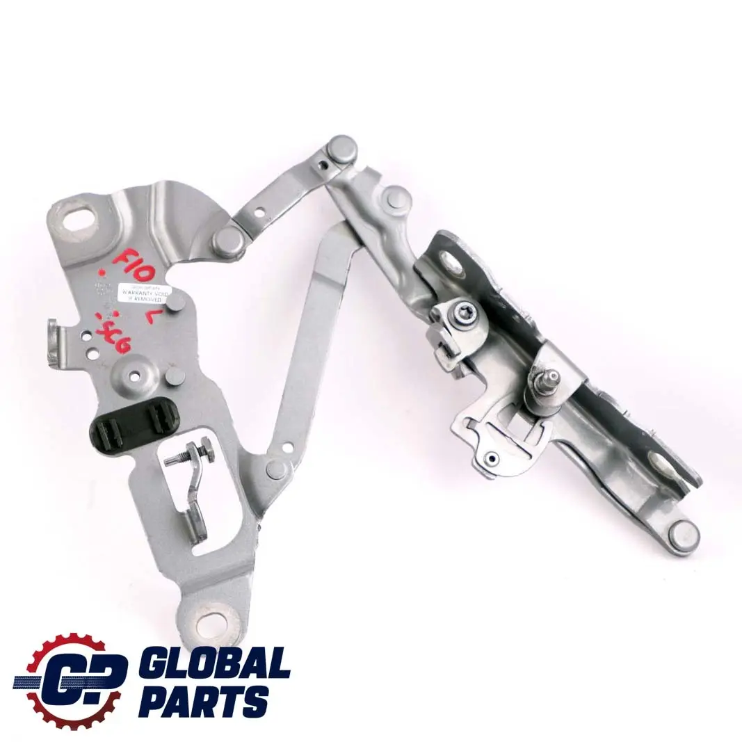 BMW 5 F10 F11 Left N/S Engine Hood Hinge Bonnet Spacegrau Grey A52 - SKU 7270883-SCG - Part number 7249887