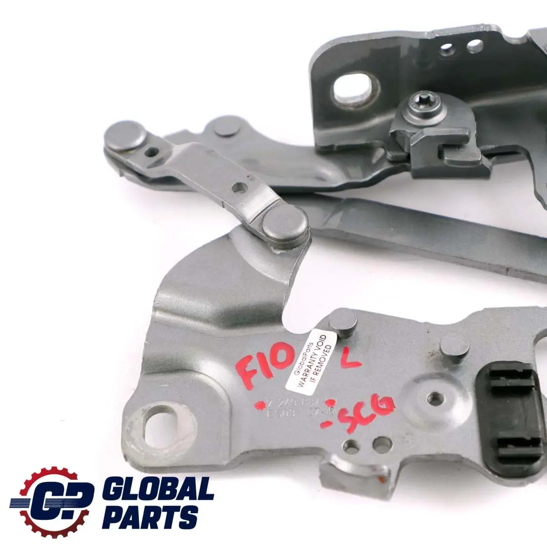 Izquierda Motor Capó Bisagra Capó Spacegrau Gris A52 para BMW F10 F11 con número de pieza 7249887 BMW F10 F11 Izquierda Motor Capó Bisagra Capó Spacegrau Gris A52 - SKU 7270883-SCG - Número de pieza 7249887