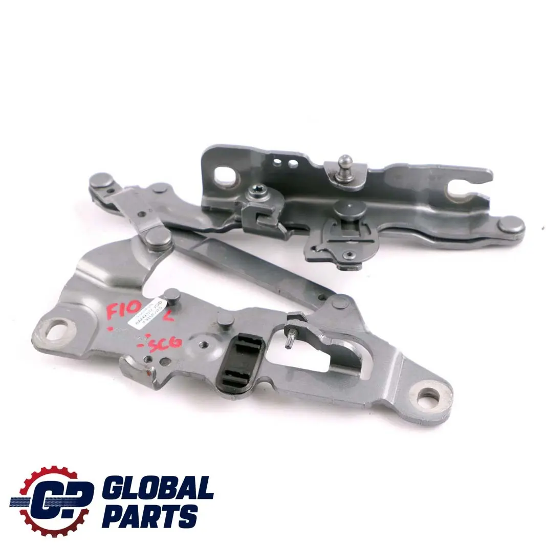 BMW 5 F10 F11 Left N/S Engine Hood Hinge Bonnet Spacegrau Grey A52 - SKU 7270883-SCG - Part number 7249887