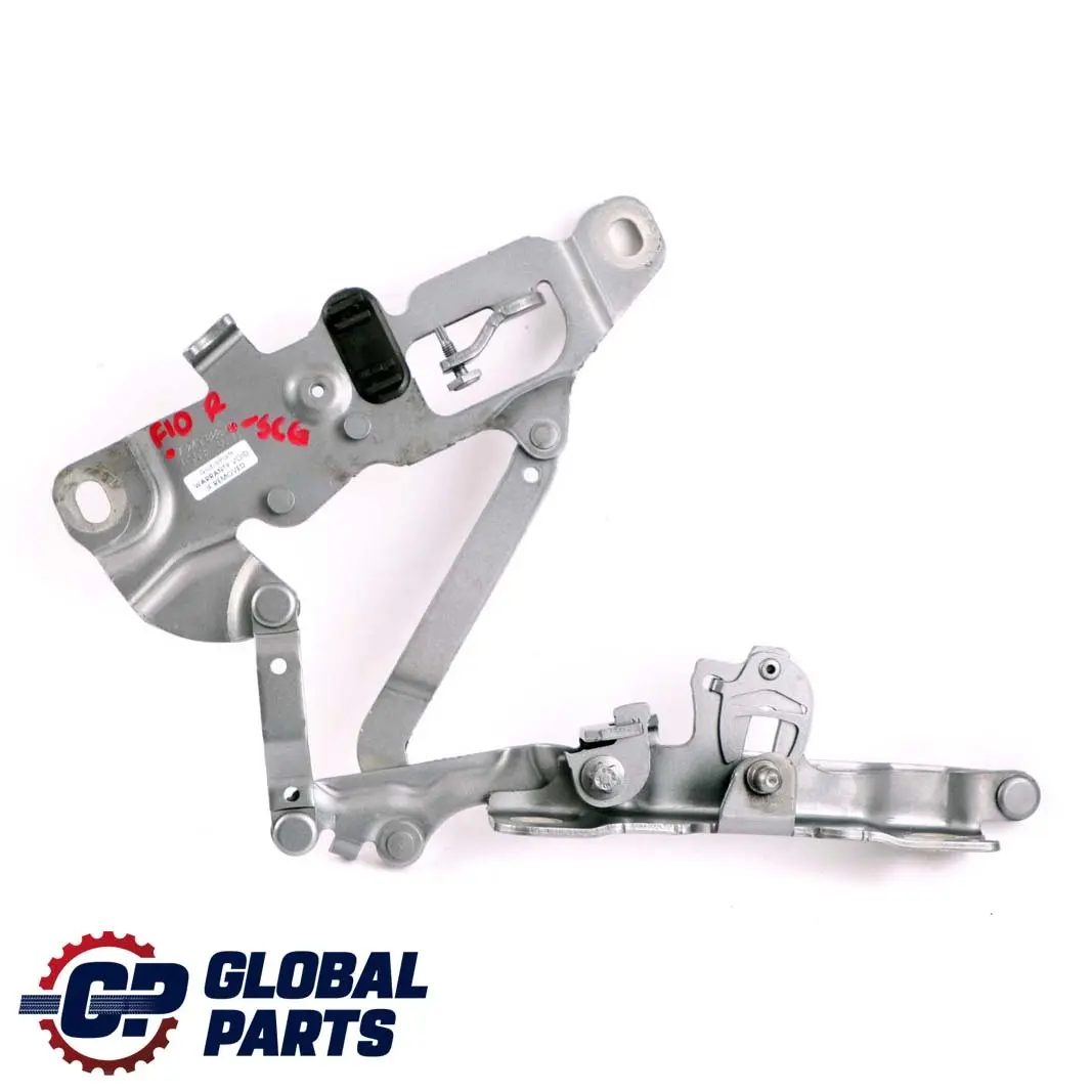BMW 5 F10 F11 Right O/S Engine Hood Hinge Bonnet Spacegrau Grey A52 - SKU 7270884-SCG - Part number 7249888