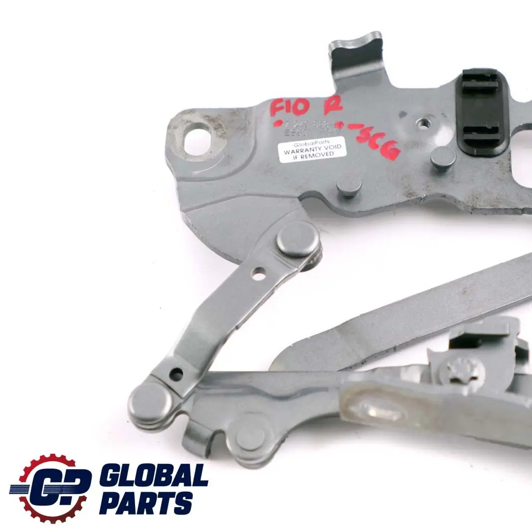 BMW 5 F10 F11 Right O/S Engine Hood Hinge Bonnet Spacegrau Grey A52 7249888