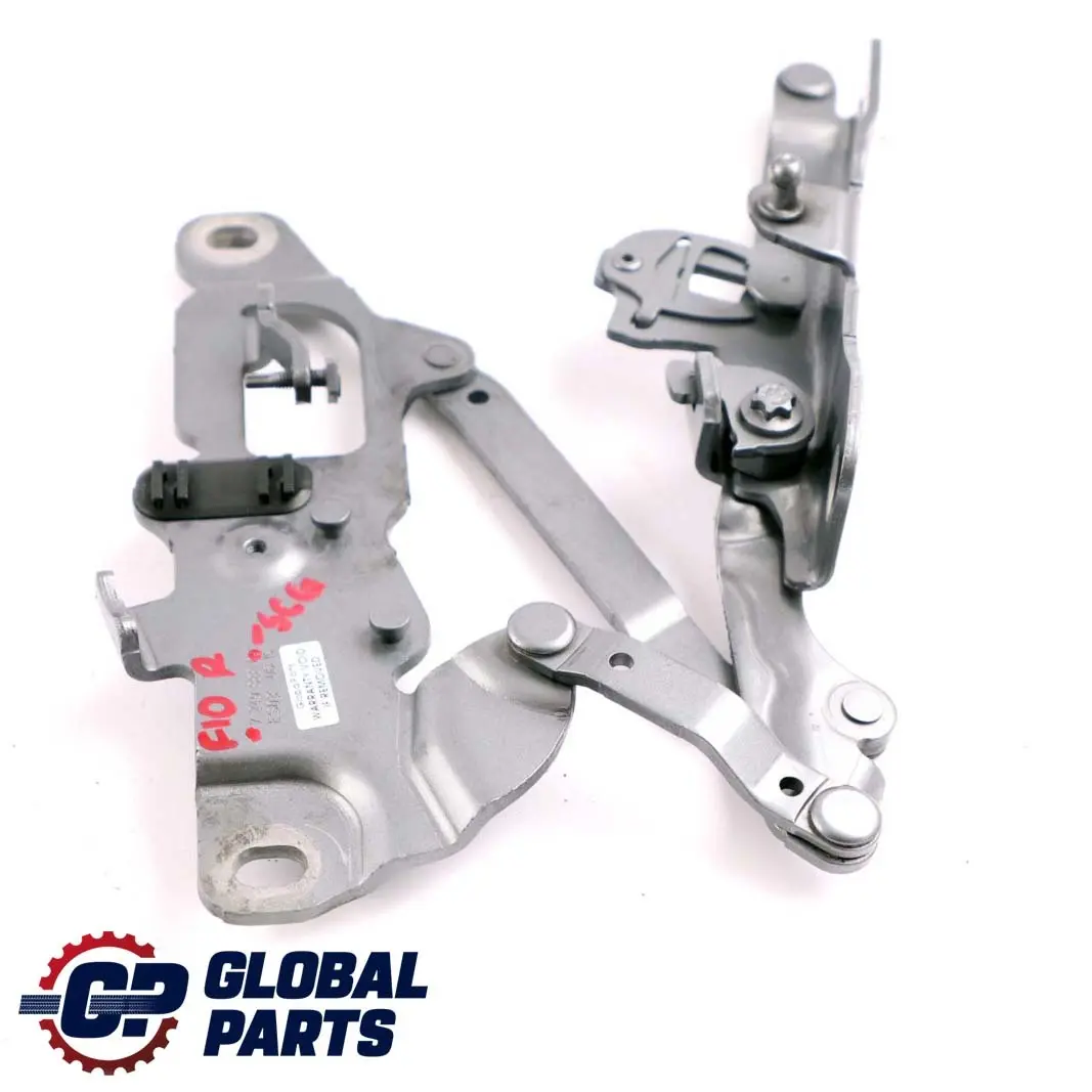 BMW 5 F10 F11 Right O/S Engine Hood Hinge Bonnet Spacegrau Grey A52 - SKU 7270884-SCG - Part number 7249888