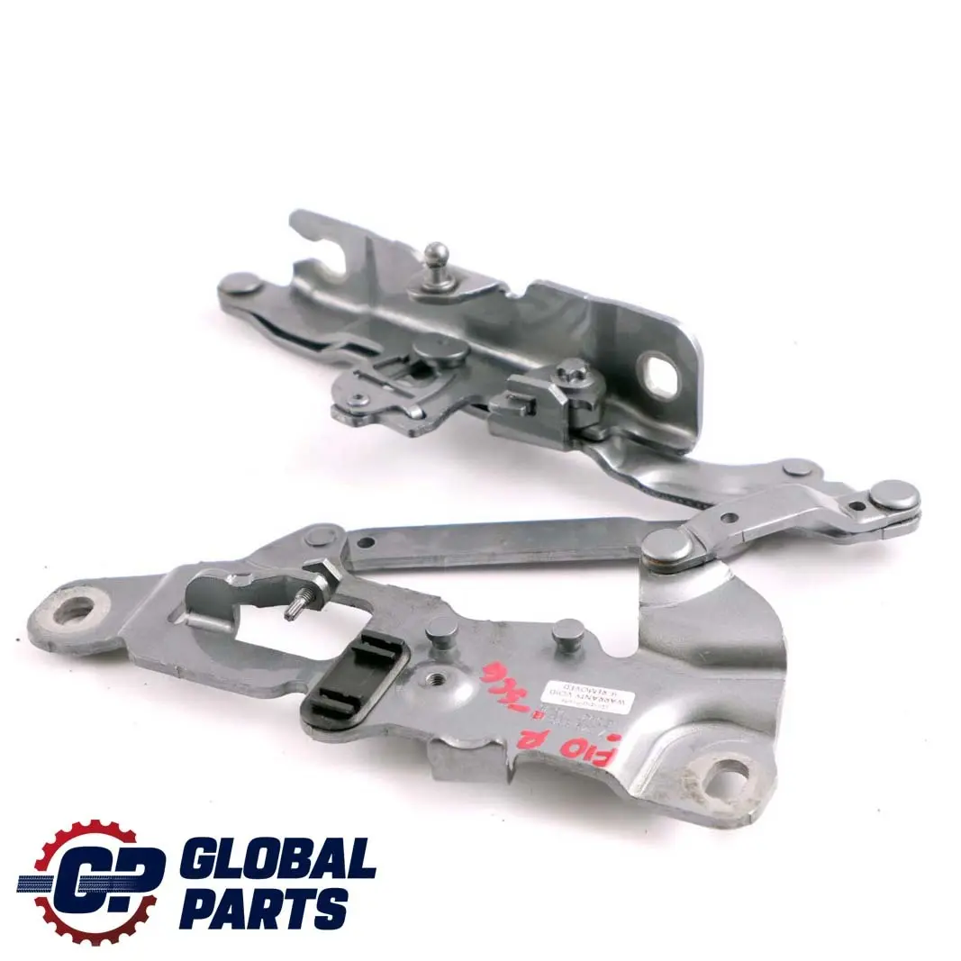 BMW F10 F11 Engine Hood Hinge Bonnet Right O/S Spacegrau Grey A52 - SKU 7270884-SCG - Part number 7249888